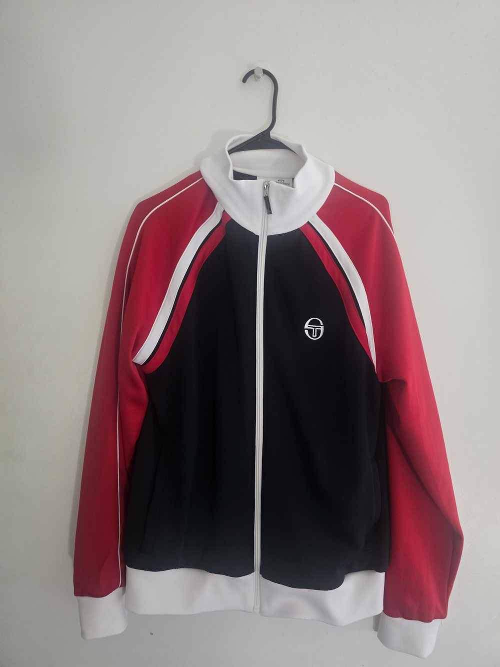 Sergio Tacchini Black & Red Track Jacket